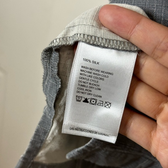 Tommy Bahama 100% Silk Men's Size 2XLB Tahitian Border Shirt Shadow - Picture 9 of 12